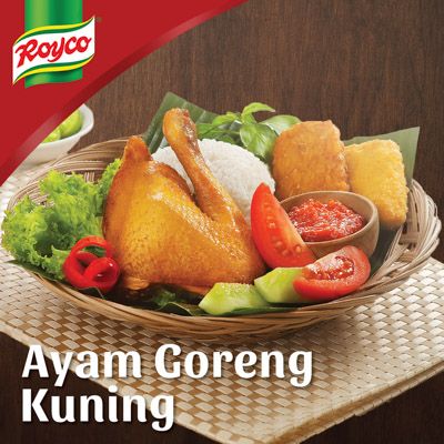 Royco Bumbu Dasar Ayam Kuning 600gr - Baru! Royco Bumbu Dasar Ayam Kuning, bumbu giling basah praktis untuk memasak berbagai hidangan